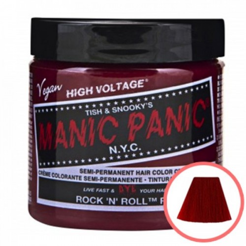MANIC PANIC HIGH VOLTAGE CLASSIC CREAM FORMULAR HAIR COLOR (31 ROCK N ROLL RED)